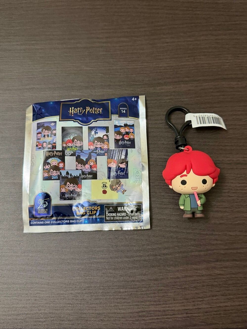 Harry Potter Poster Series 14 Bag Clip Keychain CHASE - Ron